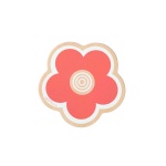 Dekoelement Blume, Durchmesser 23 cm; rot, blau oder gelb 